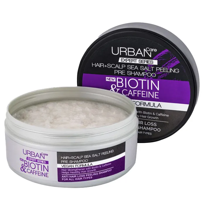 اسکراب مو اربن کر مدل BIOTIN and CAFFEINE وزن 200 گرم - تصویر 2