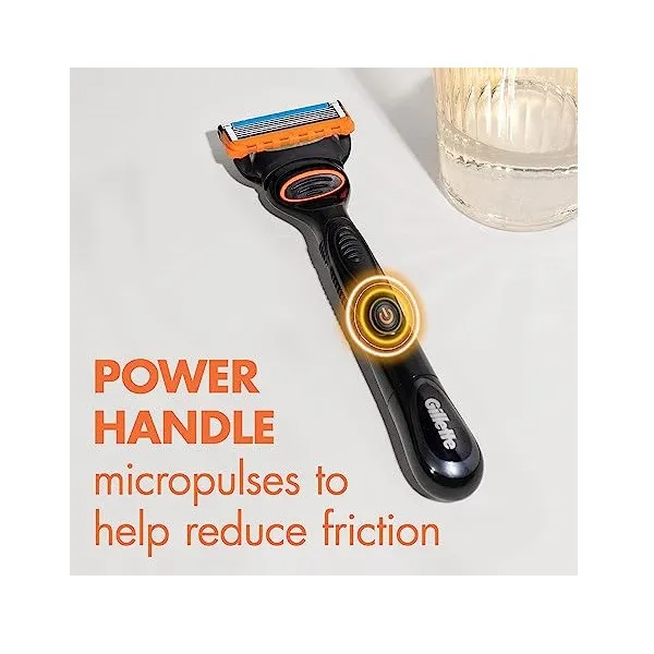 خود تراش ژیلت مدل FUSION 5 POWER به همراه ژل اصلاح ژیلت مدل MOISTURISING حجم 200 میلی لیتر - تصویر 5