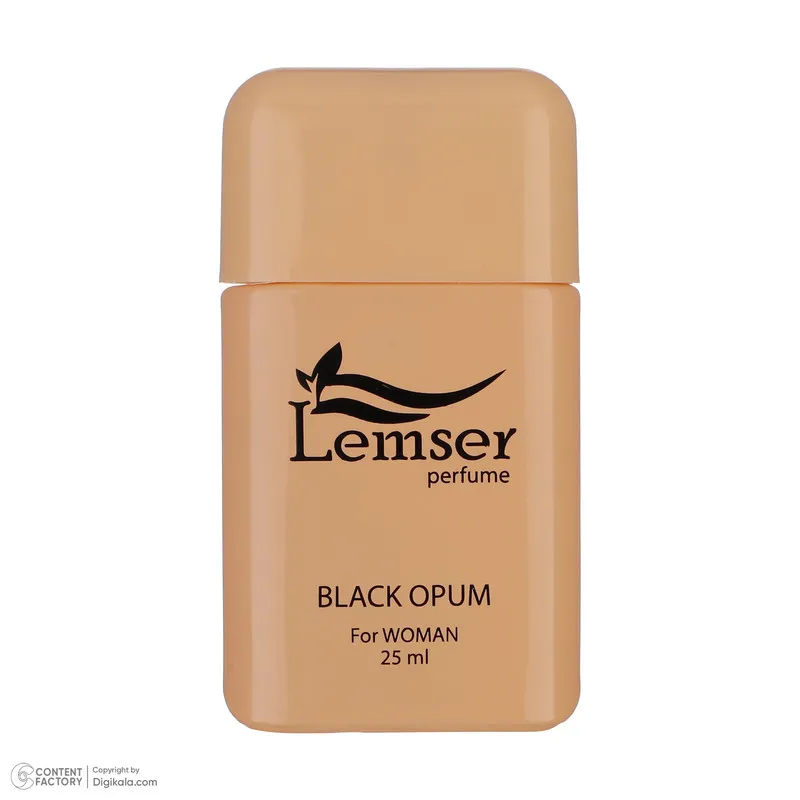 عطر جیبی زنانه لمسر مدل BLACK OPUM حجم 25 میلی لیتر - تصویر 2