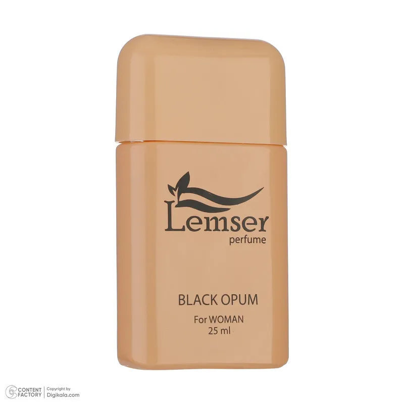 عطر جیبی زنانه لمسر مدل BLACK OPUM حجم 25 میلی لیتر - تصویر 3