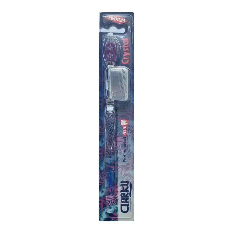 مسواک کلارکی مدل Crystal کد 011 با برس متوسط - تصویر 2