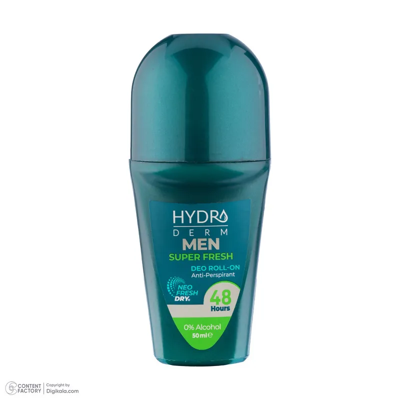 رول ضد تعریق مردانه هیدرودرم مدل Super Fresh حجم 50 میلی لیتر - تصویر 4