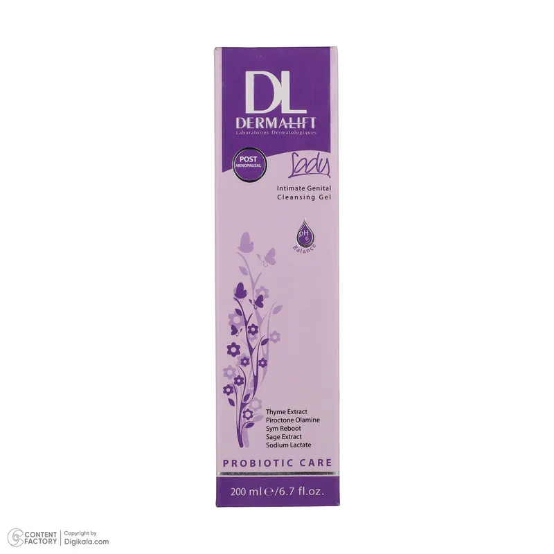ژل بهداشتی بانوان درمالیفت مدل MENOPAUSAL حجم 200 میلی لیتر - تصویر 4