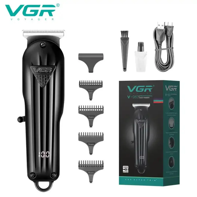 ماشین اصلاح موی سر و صورت وی جی ار مدل V-982 - تصویر 3