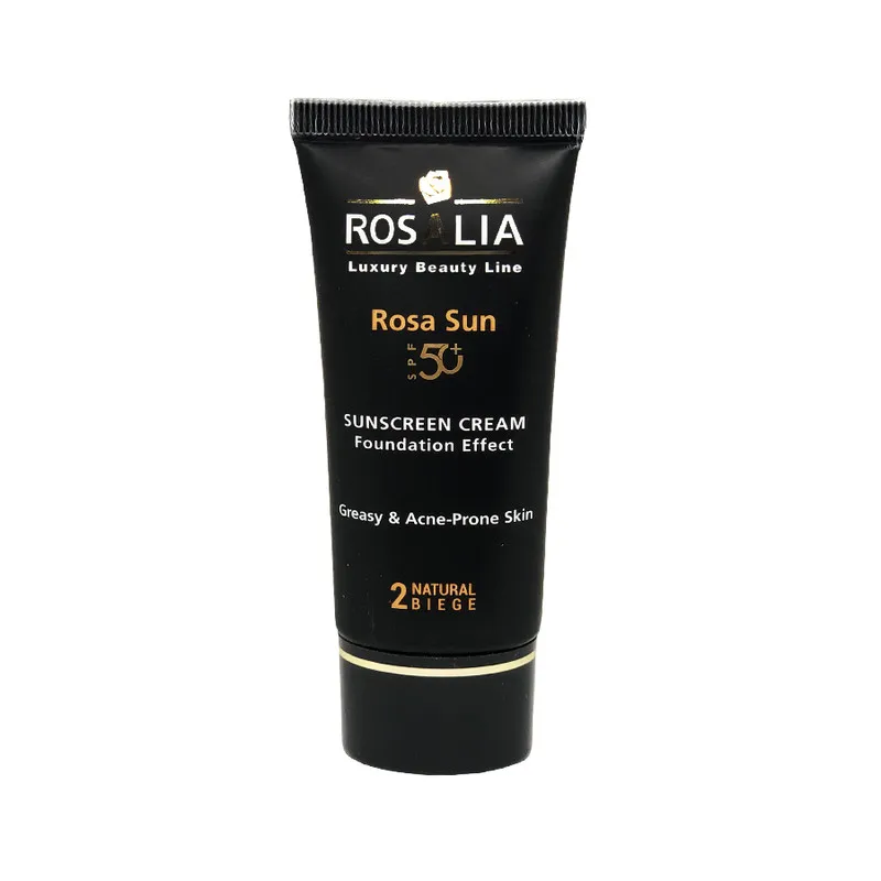 کرم ضد آفتاب رنگی رزالیا SPF 50 مدل 2 مناسب پوستهای چرب و مختلط حجم 40 میلی لیتر - تصویر 2