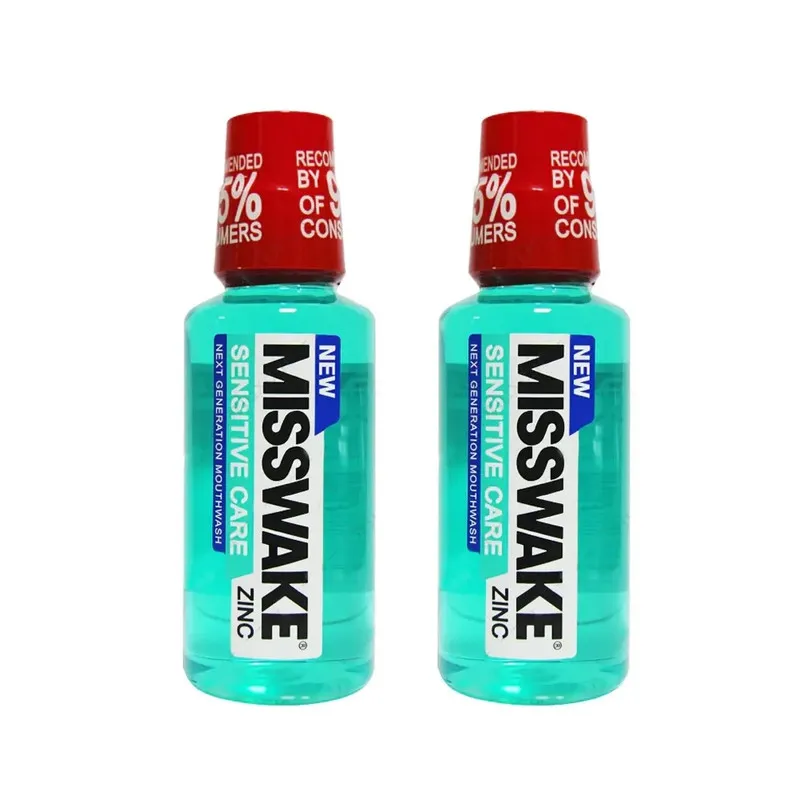 دهان شویه میسویک مدل sensitive care حجم 400 میلی لیتر مجموعه دو عددی - تصویر 2