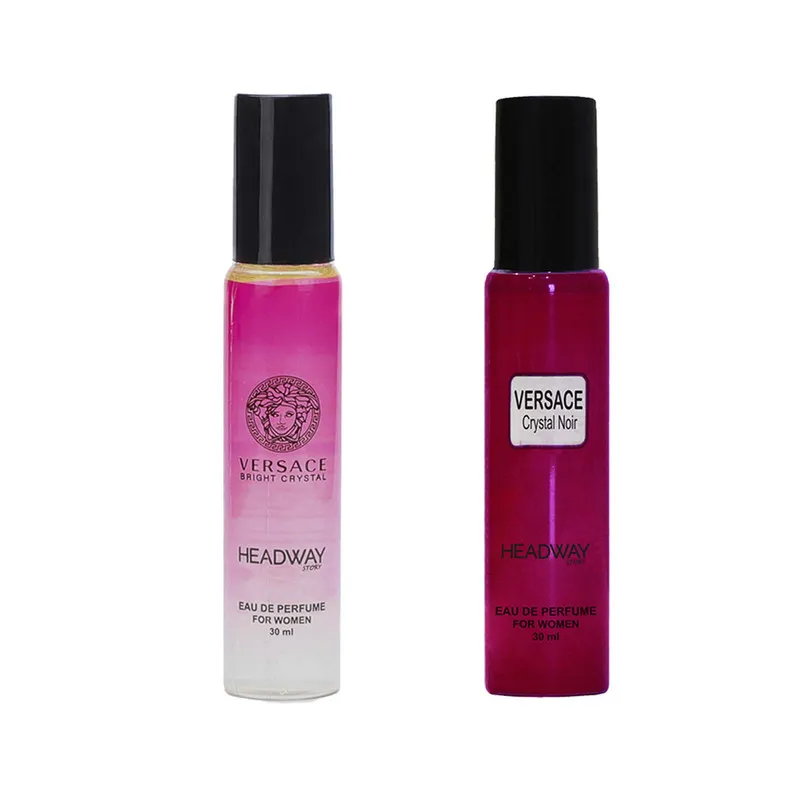 عطر جیبی زنانه هدوی استوری مدل ورساچه برایت کریستال و ورساچه کریستال نویر حجم 30 میلی لیتر مجموعه 2 عددی - تصویر 2