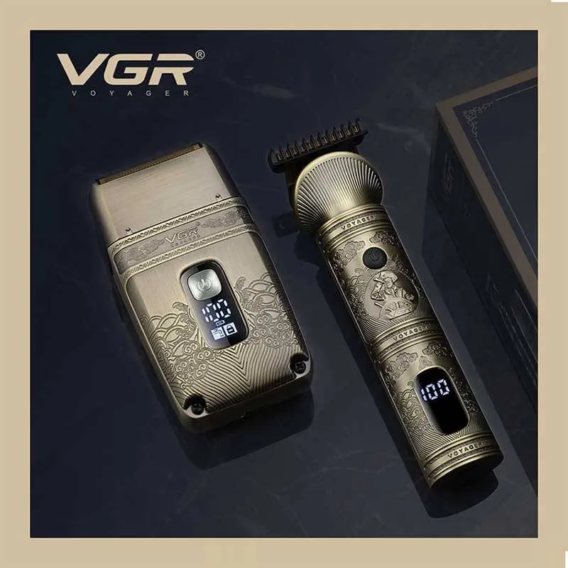 ماشین اصلاح موی سر وی جی آر مدل V-649 به همراه کاشین اصلاح صورت مدل 01 - تصویر 4