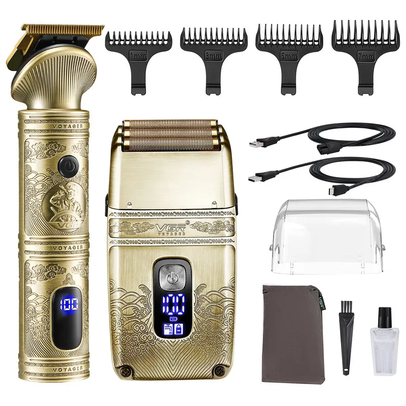 ماشین اصلاح موی سر وی جی آر مدل V-649 به همراه کاشین اصلاح صورت مدل 01 - تصویر 6
