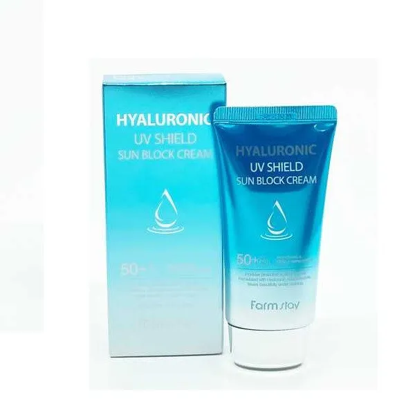 کرم ضد آفتاب بدون رنگ فارم استی SPF 50 مدل HYLARUNIC UV SHEILD ‌مناسب انواع پوست حجم 70 میلی‌لیتر - تصویر 2