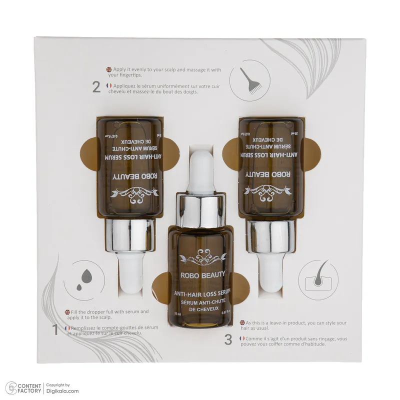 سرم مو روبو بیوتی مدل Anti Hair Fall حجم 20 میلی لیتر بسته 3 عددی - تصویر 4