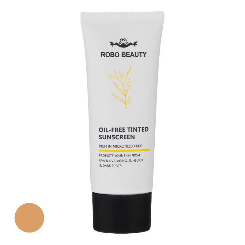 کرم ضدآفتاب رنگی SPF50 روبو بیوتی مدل Oil Free مناسب پوستهای چرب، حجم 40 میلیلیتر - تصویر 3