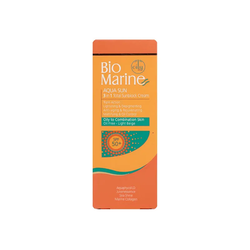 کرم ضد آفتاب رنگی بایومارین SPF 30 مدل روشن کننده 01 مناسب پوستهای چرب حجم 50 میلی لیتر - تصویر 2