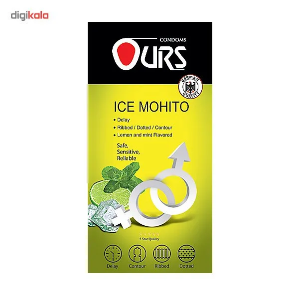 کاندوم اورز مدل Ice Mohito بسته 12 عددی - تصویر 2