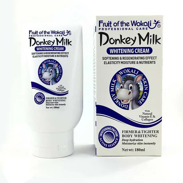 کرم مرطوب‌کننده صورت، دست، گردن وکالی مدل Donkey Milk مناسب برای انواع پوست حجم 180 میلی‌لیتر - تصویر 3