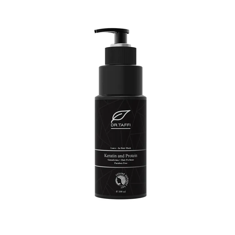 ماسک مو دکتر تافی مدل Keratin and protein حجم 500 میلی لیتر