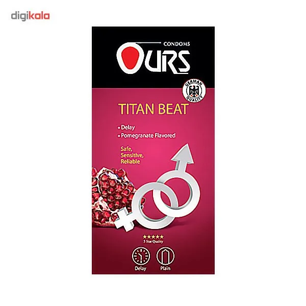 کاندوم اورز مدل Titan Beat بسته 12 عددی - تصویر 2
