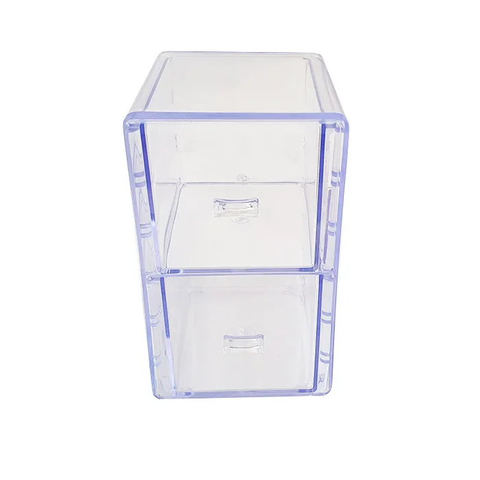 استند لوازم آرایشی مدل باکس ایستاده 2 کشو کد 7022 - تصویر 3