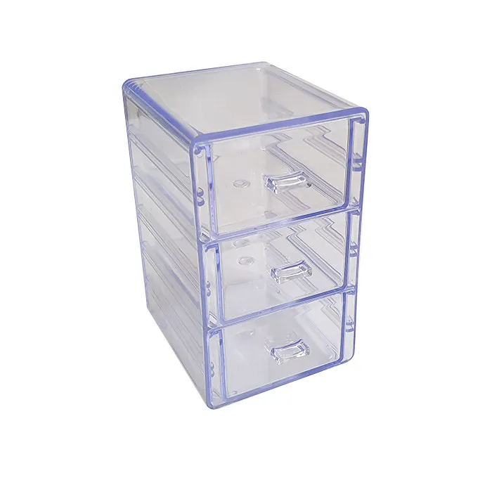 استند لوازم آرایشی مدل باکس ایستاده 3 کشو کد 7023 - تصویر 4