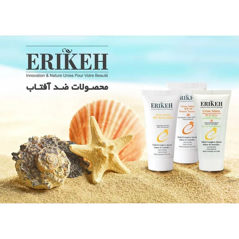 کرم ضد آفتاب رنگی اریکه SPF 50 مدل Solarie And Antirides مناسب پوستهای چرب و اکنه ای حجم 50 میلیلیتر - تصویر 6