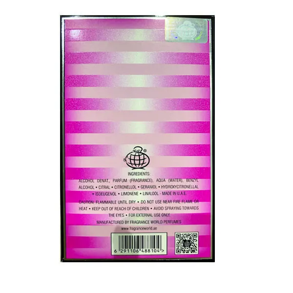 ادوپرفیوم زنانه فراگرنس ورد مدل Rose seduction secret حجم 100 میلیلیتر - تصویر 3