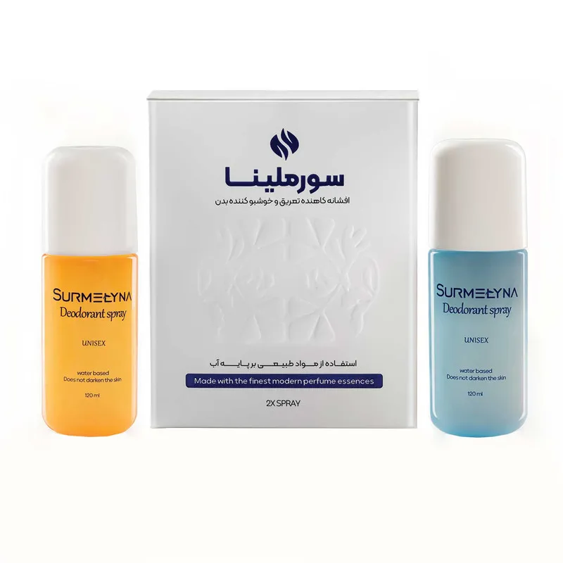 اسپری ضد تعریق سورملینا مدل pks حجم 120 میلی لیتر بسته 2 عددی - تصویر 2