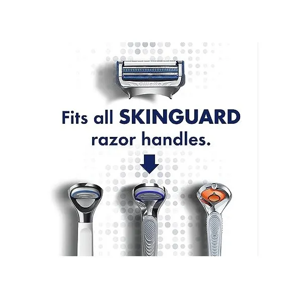 تیغ یدک ژیلت مدل SKINGUARD بسته 8 عددی - تصویر 5