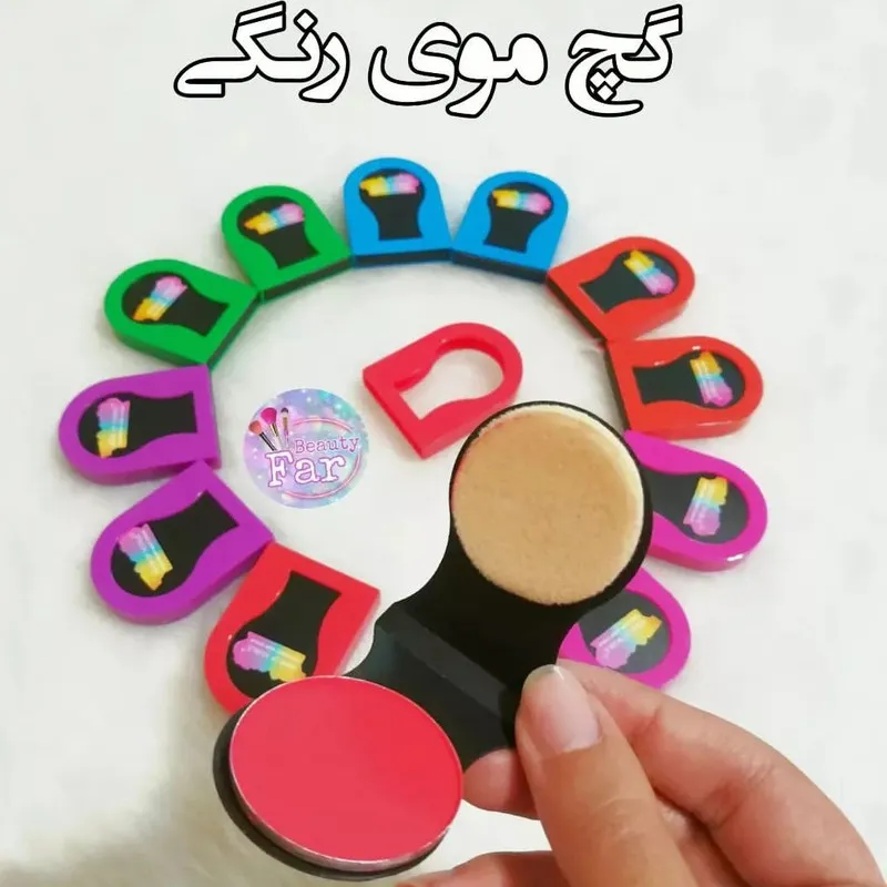 گچ مو مدل A51 کد 23 بسته 6 عددی - تصویر 5