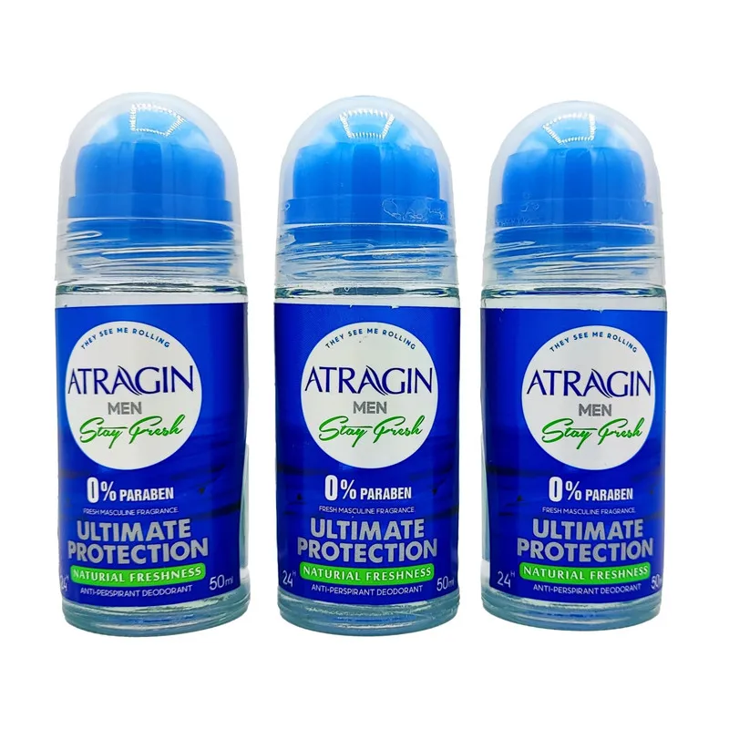 رول ضد تعریق مردانه عطرآگین مدل ULTIMATE PROTECTION حجم 50 میلی لیتر مجموعه 3 عددی - تصویر 4