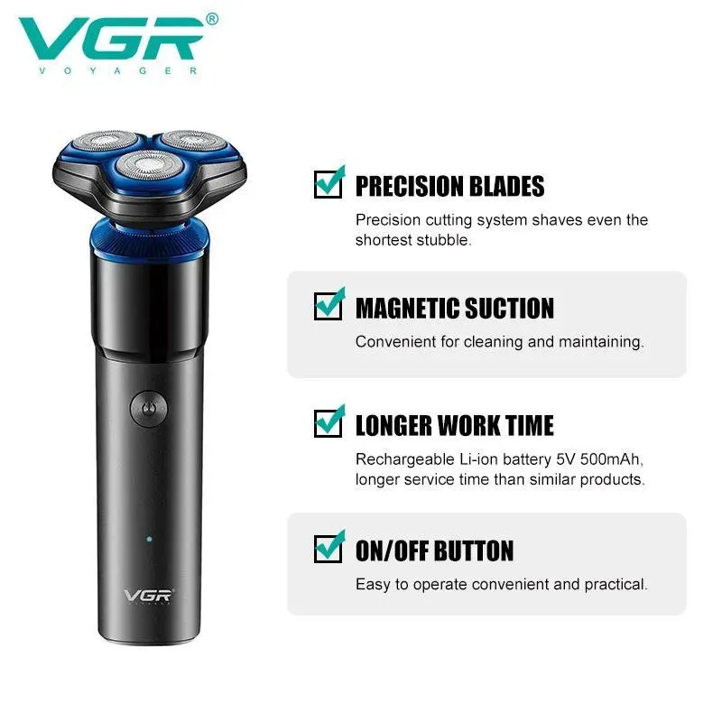 ماشین اصلاح موی صورت وی جی ار مدل V-325 - تصویر 2