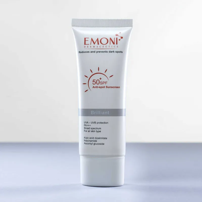 کرم ضد آفتاب بدون رنگ امونی spf50 مدل brilliant مناسب انواع پوست حجم 50 میلیلیتر - تصویر 6