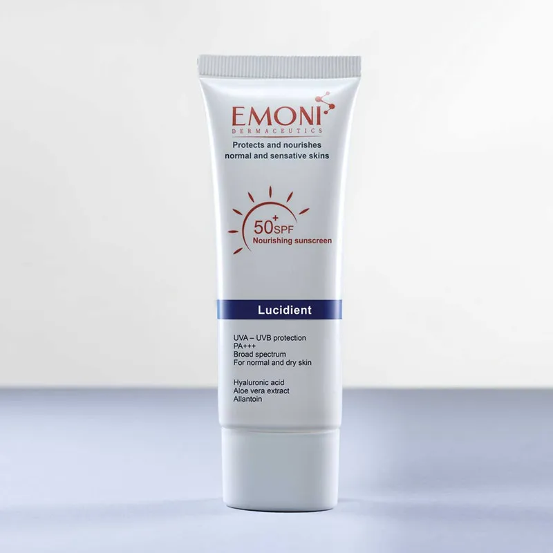 کرم ضد آفتاب بدون رنگ امونی SPF 50 مدل lucidient مناسب پوست های خشک حجم 50 میلی‌لیتر - تصویر 6