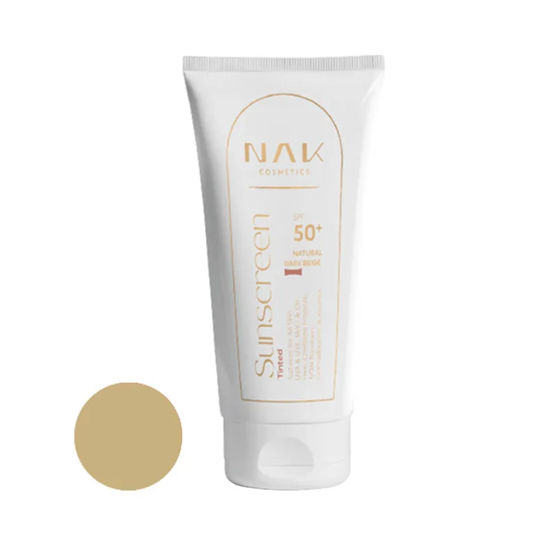 کرم ضد آفتاب رنگی ناک +SPF 50 مدل ضد آب D مناسب انواع پوست حجم 40 میلیلیتر