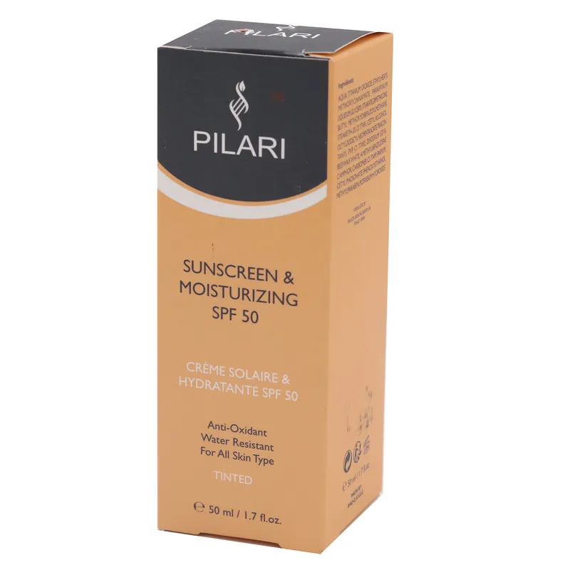 کرم ضد آفتاب رنگی پیلاری مدل SPF50 مناسب انواع پوست حجم 50 میلی‌لیتر - تصویر 2