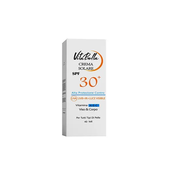 کرم ضدآفتاب بی رنگ ویتابلا SPF30 مدل 02 مناسب انواع پوست حجم 40 میلی لیتر - تصویر 2