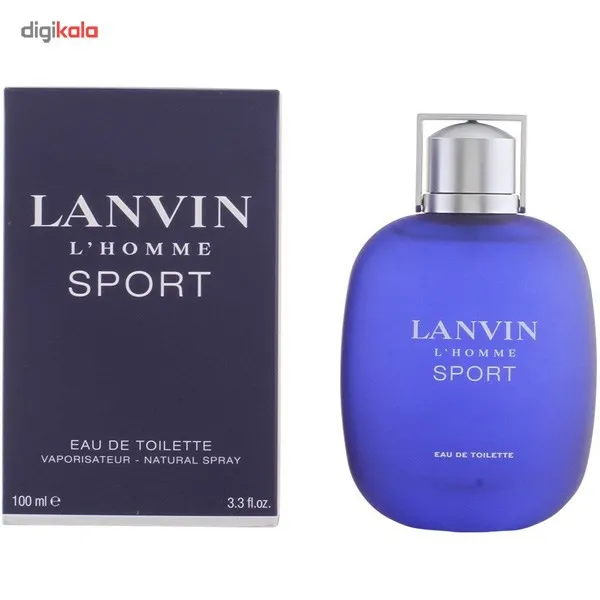 ادو تویلت مردانه لنوین مدل L`Homme Sport حجم 100 میلی لیتر - تصویر 4