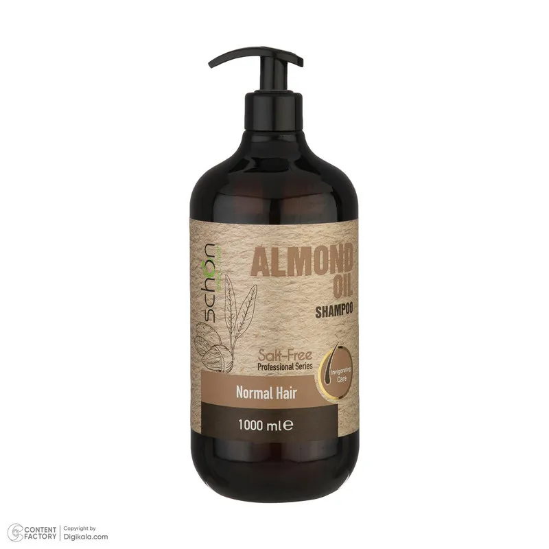 شامپو تقویت کننده مو شون مدل Almond Salt-Free حجم 1000 میلی لیتر - تصویر 3