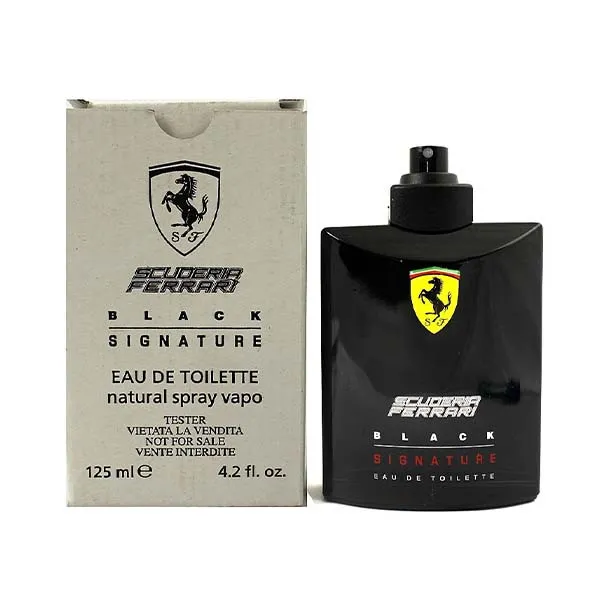تستر ادو تویلت مردانه فراری مدل Black Signature حجم 125 میلی لیتر - تصویر 2