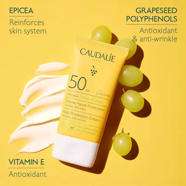 کرم ضد آفتاب بدون رنگ کدلی SPF 50 مدل Vinosun مناسب انواع پوست حجم 50 میلیلیتر - تصویر 3