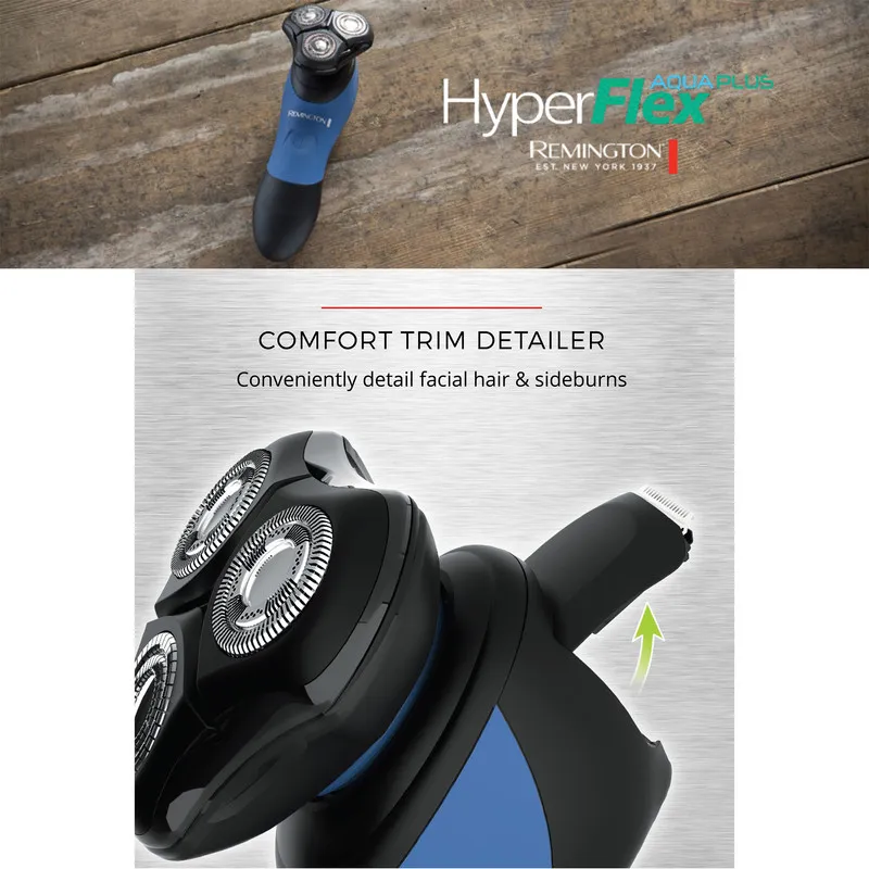 ماشین اصلاح موی صورت رمینگتون مدل XR1450 HYPERFLEX AQUA PLUS ROTARY SHAVER - تصویر 3