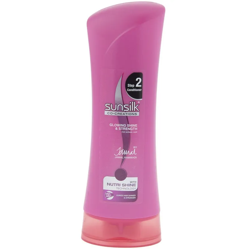 نرم کننده سان سیلک مدل Glowing Shine And Strength حجم 200 میلی لیتر