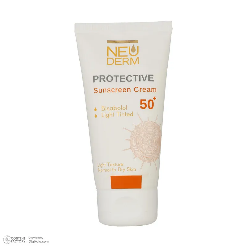 کرم ضد آفتاب بدون رنگ نئودرم SPF 50 مدل Highly Protective مناسب پوست های نرمال تا خشک حجم 50 میلیلیتر - تصویر 5