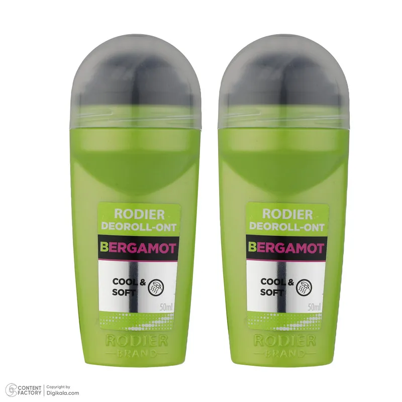 رول ضد تعریق رودیر مدل Bergamot Cool & Soft حجم 50 میلی لیتر مجموعه 2 عددی - تصویر 2