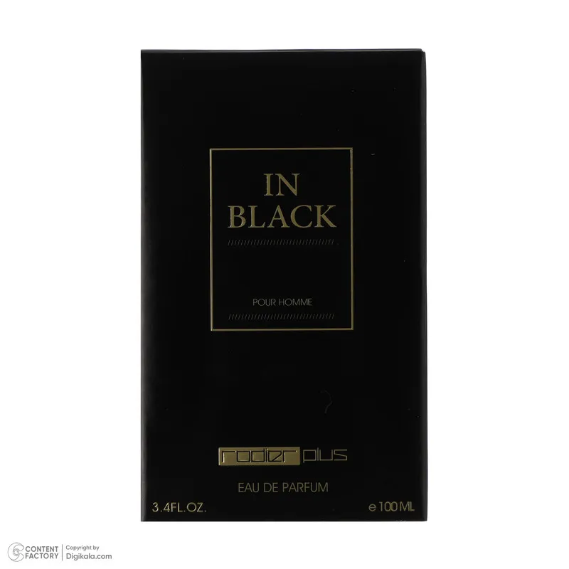 ادو پرفیوم مردانه رودیر پلاس مدل In Black حجم 100 میلی لیتر - تصویر 4