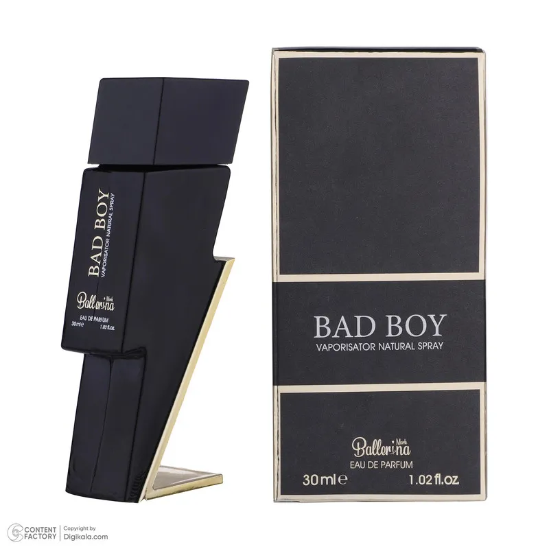 عطر جیبی مردانه بالرینا مدل Bad Boy حجم 30 میلی لیتر - تصویر 6