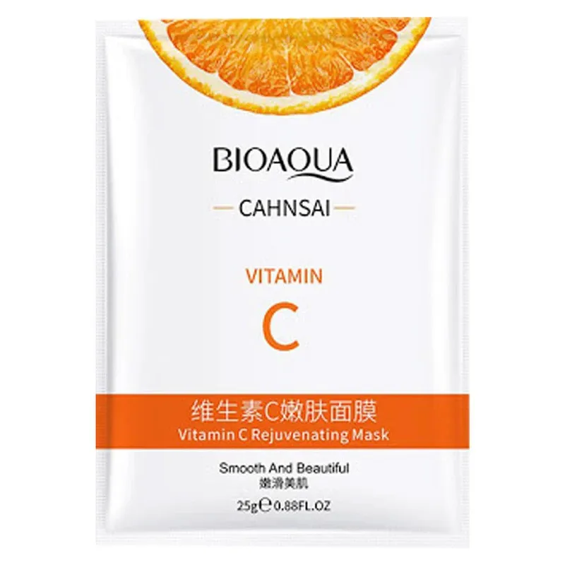 ماسک صورت بایو آکوا مدل Skin Care وزن 25 گرم بسته 4 عددی - تصویر 3