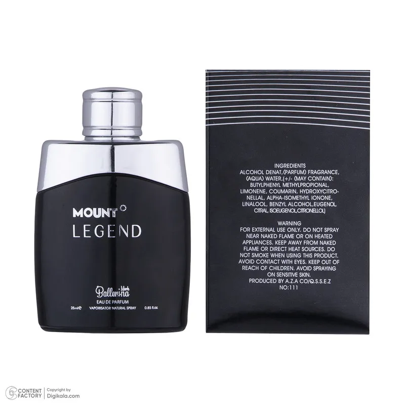 ادو پرفیوم مردانه بالرینا مدل Mount Legend حجم 25 میلی لیتر - تصویر 3