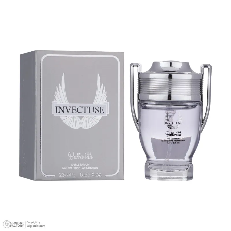 ادو پرفیوم مردانه بالرینا مدل Invectuse حجم 25 میلی لیتر - تصویر 4