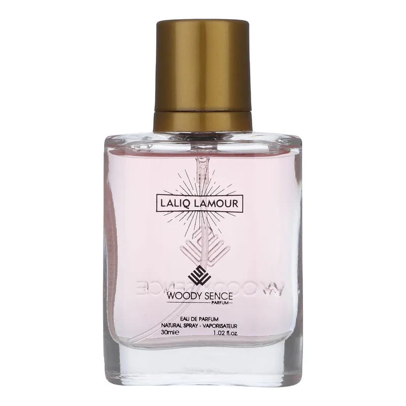 عطر جیبی زنانه وودی سنس مدل LALIQ LAMOUR حجم 30 میلیلیتر