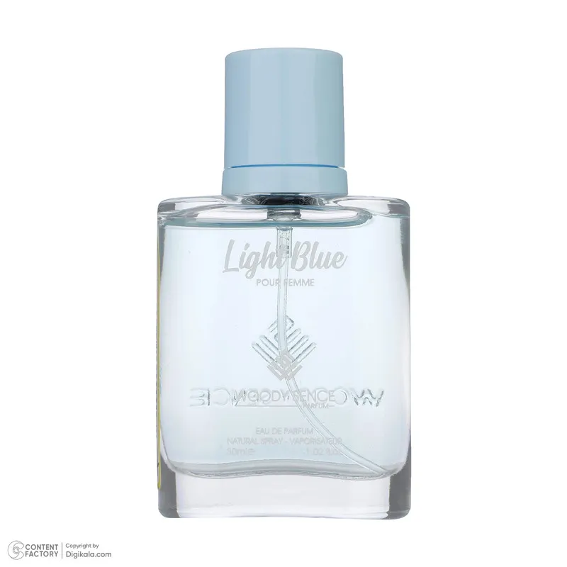 عطر جیبی زنانه وودی سنس مدل Light Blue حجم 30 میلی‌لیتر - تصویر 4